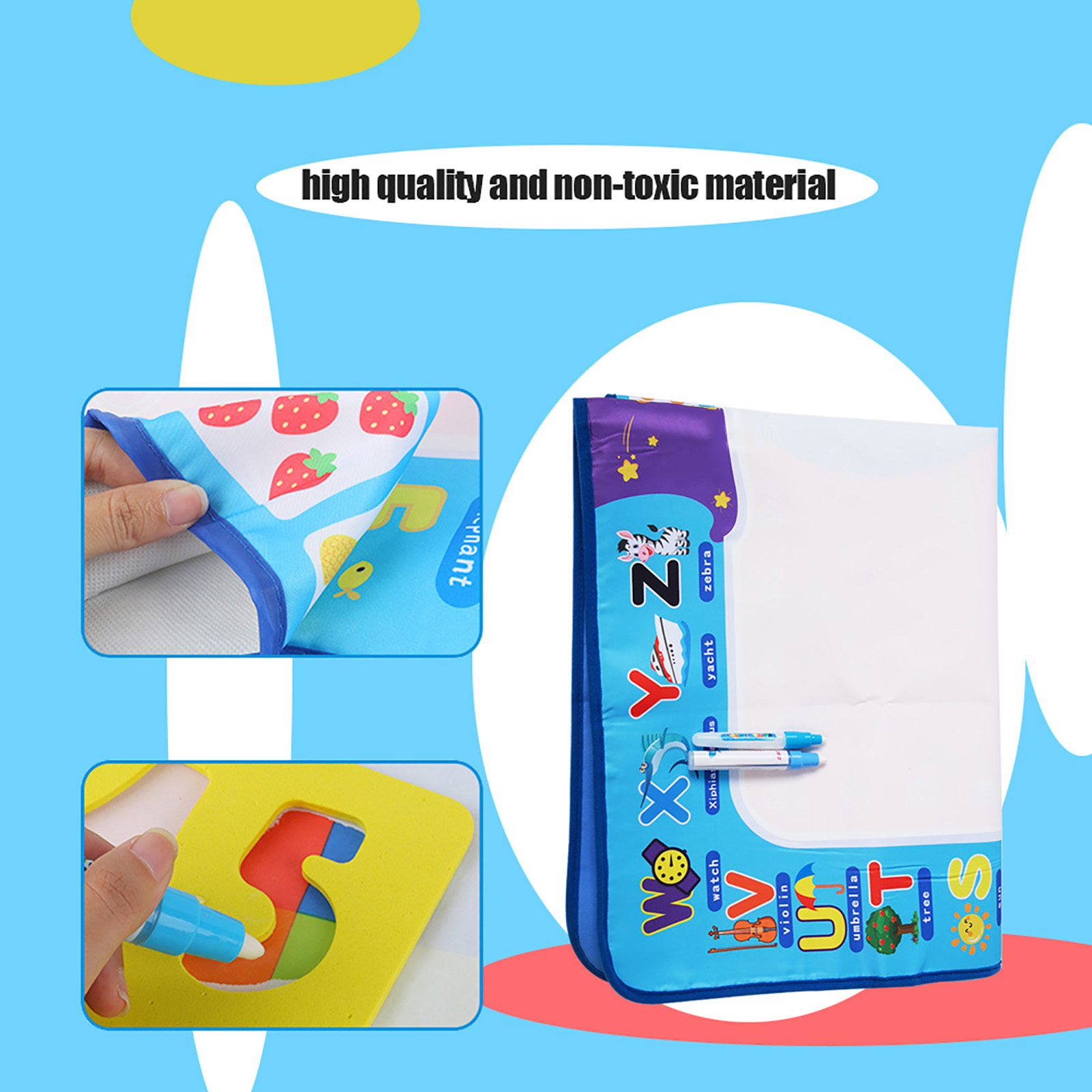 Drawing Mat, Water Painting Mat, Drawing Board Toy Kids Toys For Kids  Painting Painting Supplies Children 